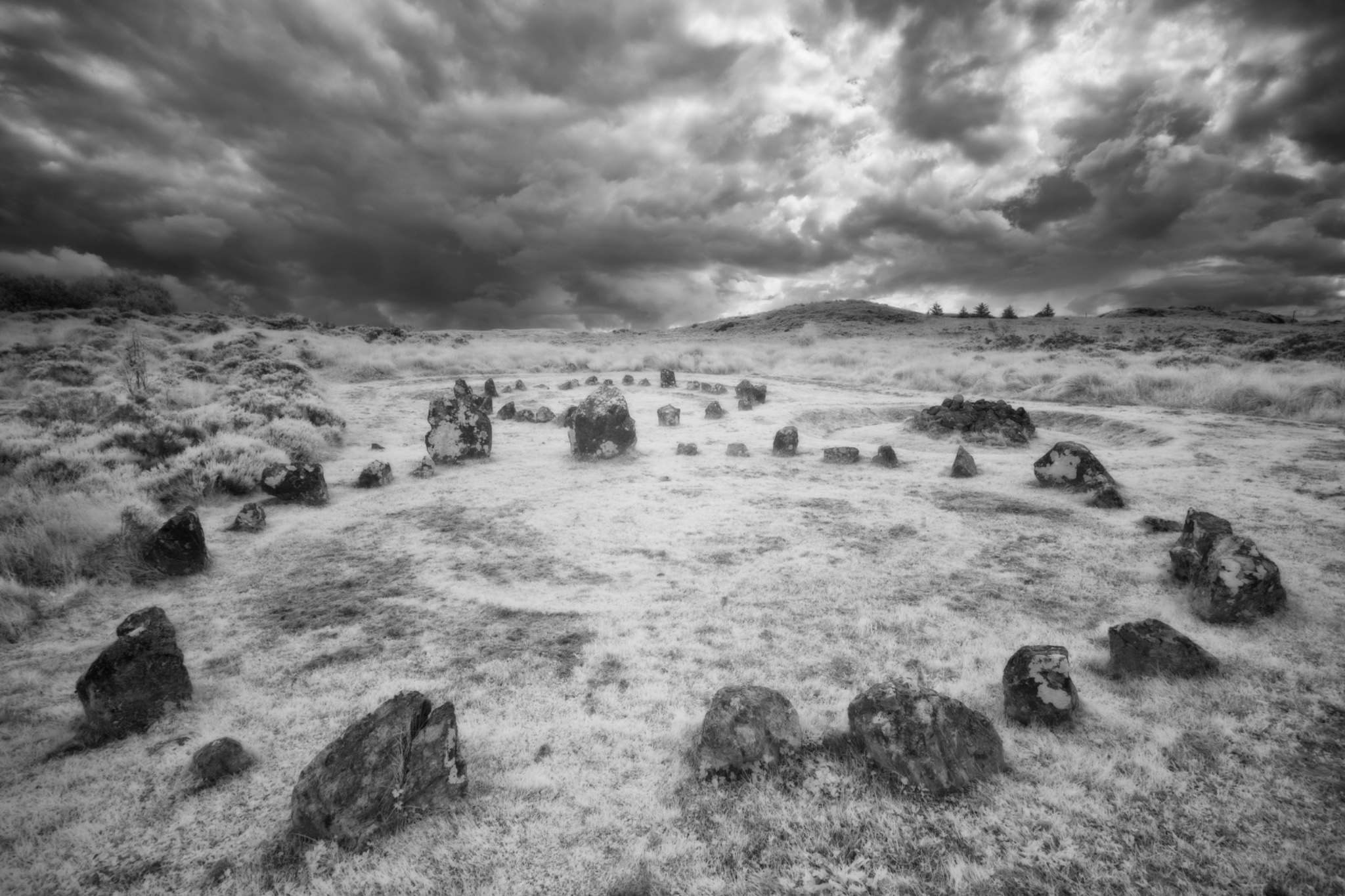 Beaghmore Stone Circle, County Tyrone, Northern Ireland.